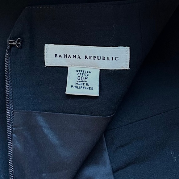 Banana‎ Republic Black Pencil Skirt With Side Pockets Size 00 - Picture 4 of 5